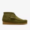 Bottes Wallabee pour homme en daim vert Bottes Wallabee pour homme en daim vert