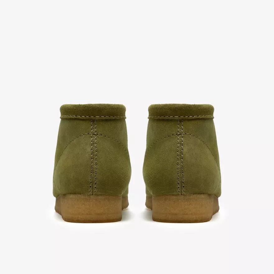 Bottes Wallabee pour homme en daim vert Bottes Wallabee pour homme en daim vert