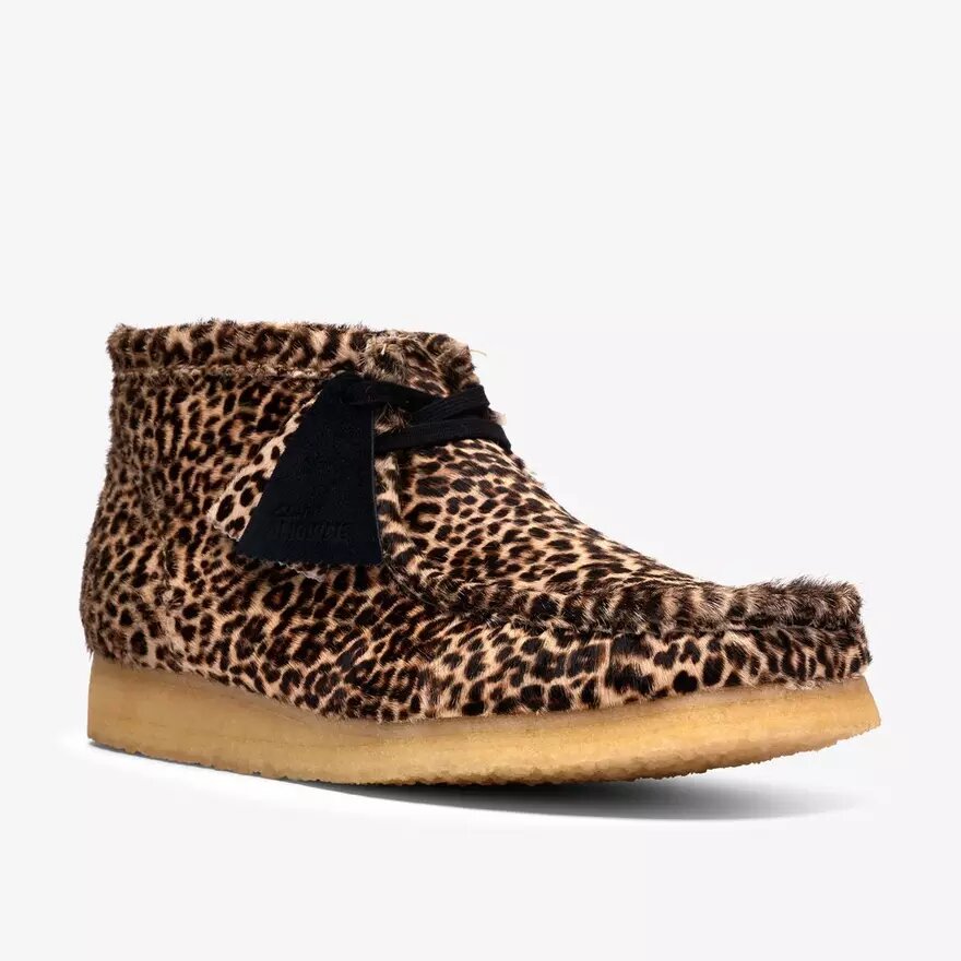 Bottes Wallabee pour homme, imprimé léopard Bottes Wallabee pour homme, imprimé léopard