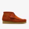 Bottes Wallabee pour homme Wallabees en daim orange Bottes Wallabee pour homme Wallabees en daim orange