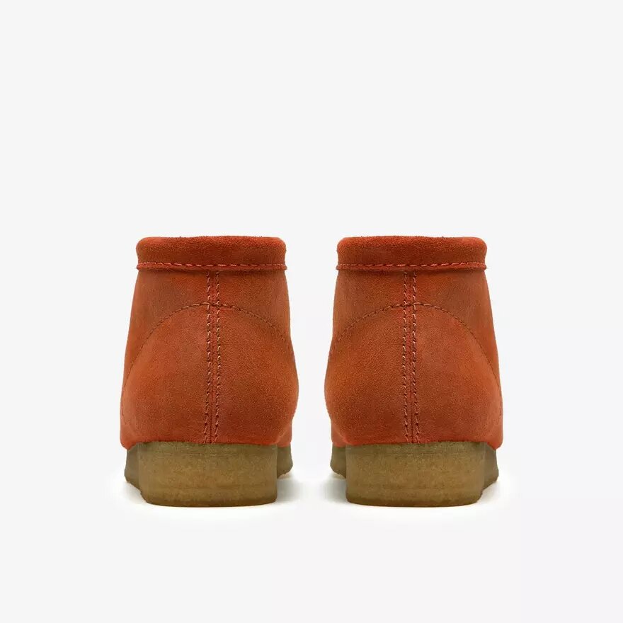 Bottes Wallabee pour homme Wallabees en daim orange Bottes Wallabee pour homme Wallabees en daim orange