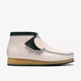 Bottes Wallabees Rb pour homme en cuir blanc