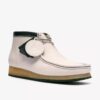 Bottes Wallabees Rb pour homme en cuir blanc Bottes Wallabees Rb pour homme en cuir blanc