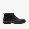 Bottes Walpath Chaussures Chukka en cuir noir pour homme