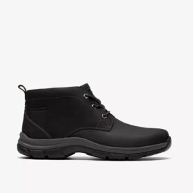 Bottes Walpath Chaussures Chukka en cuir noir pour homme