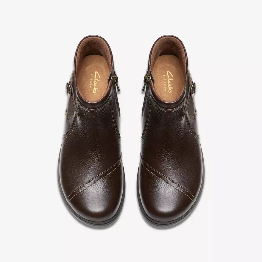 Bottines Certina Joy en cuir marron foncé pour femme Bottines Certina Joy en cuir marron foncé pour femme