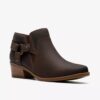 Bottines Danyelle Gema pour femme en cuir huilé taupe Bottines Danyelle Gema pour femme en cuir huilé taupe