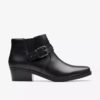 Bottines Danyelle Wish en cuir noir pour femme