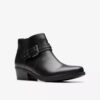 Bottines Danyelle Wish en cuir noir pour femme