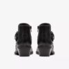 Bottines Danyelle Wish en cuir noir pour femme