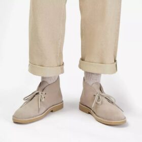 Bottines desert Boot Evo pour homme en daim sable