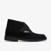 Bottines desert pour femme en daim noir – États-Unis Bottines desert pour femme en daim noir – États-Unis