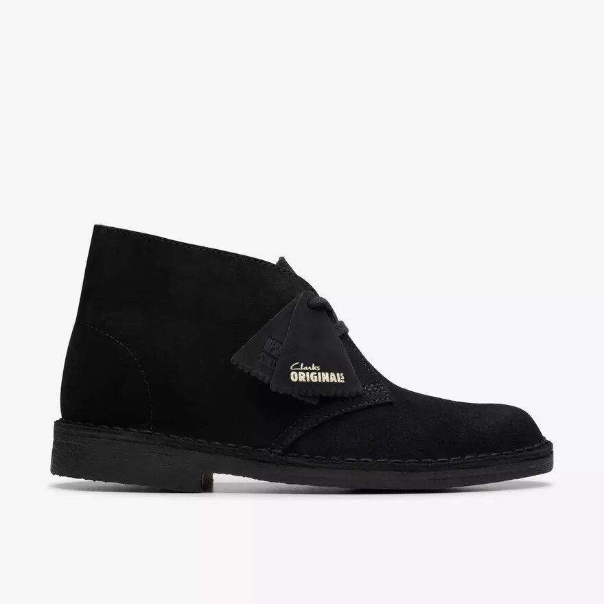 Bottines desert pour femme en daim noir – États-Unis Bottines desert pour femme en daim noir – États-Unis
