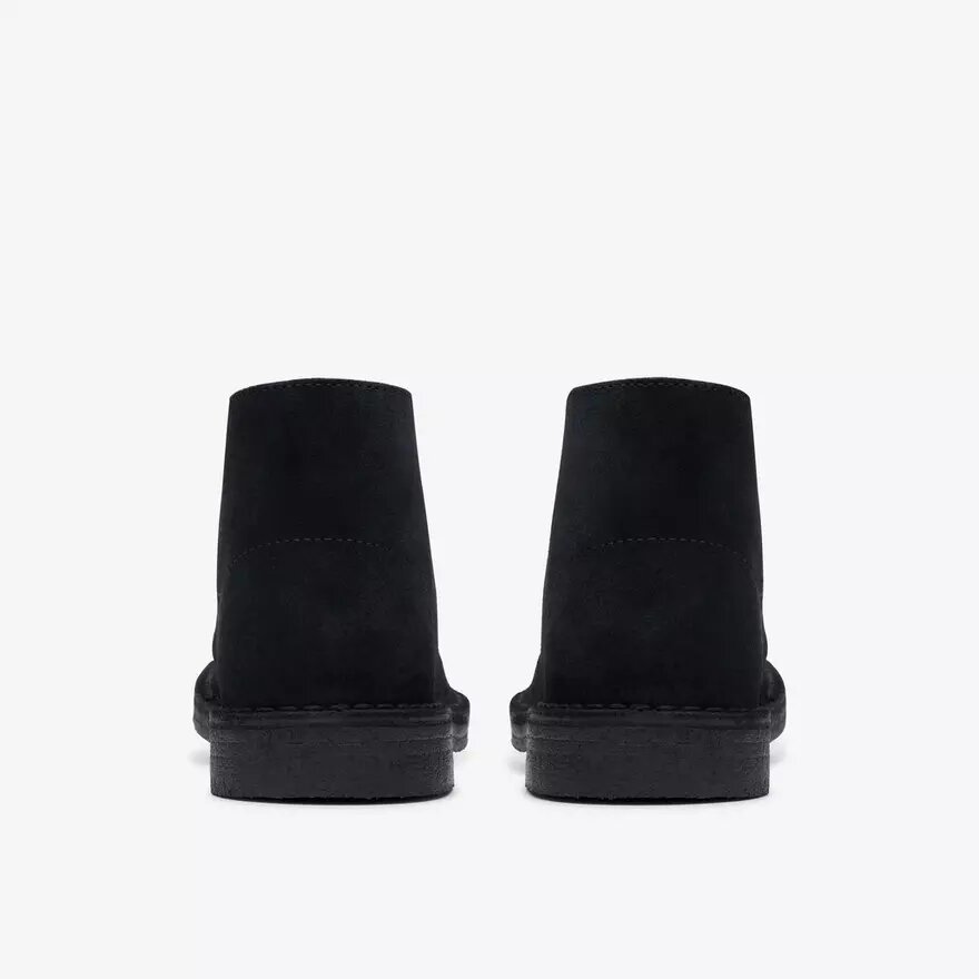 Bottines desert pour femme en daim noir – États-Unis Bottines desert pour femme en daim noir – États-Unis
