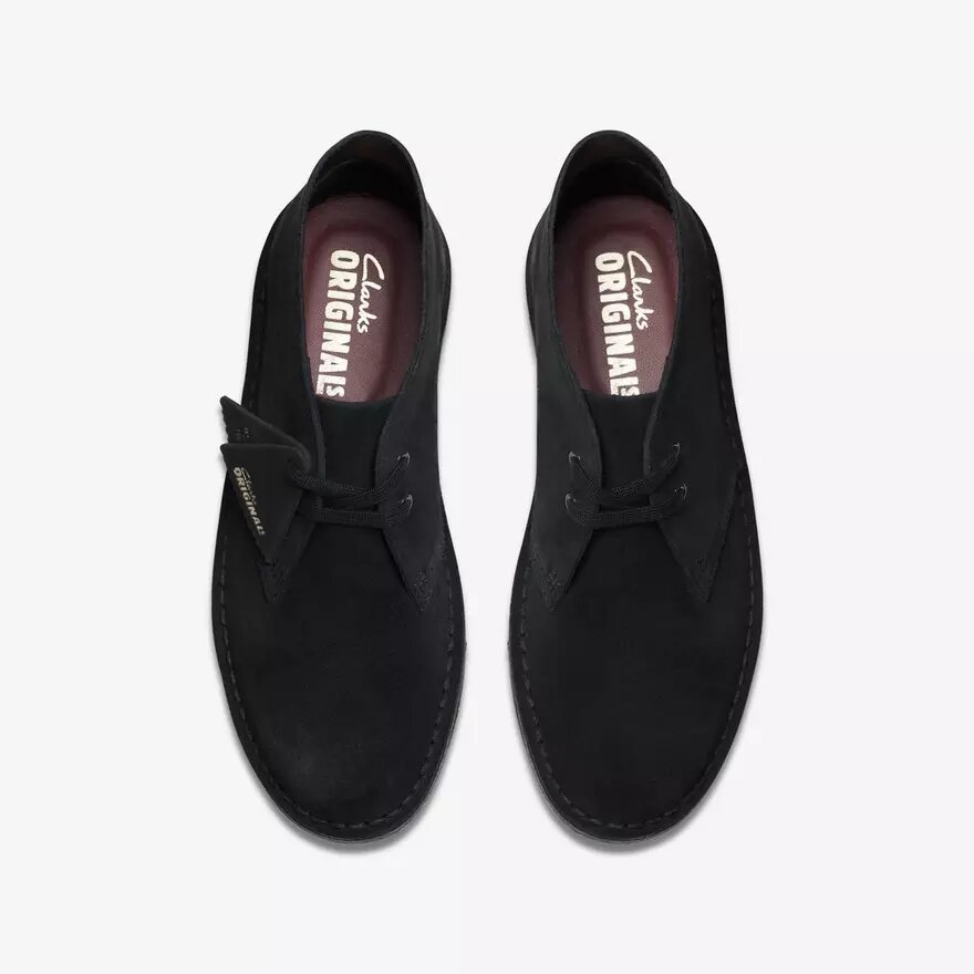 Bottines desert pour femme en daim noir – États-Unis Bottines desert pour femme en daim noir – États-Unis