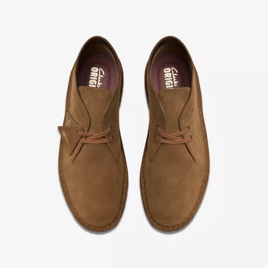 Bottines desert pour homme en daim Cola – États-Unis Bottines desert pour homme en daim Cola – États-Unis
