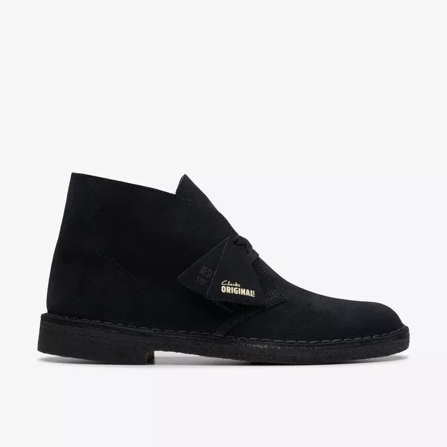 Bottines desert pour homme en daim noir – États-Unis Bottines desert pour homme en daim noir – États-Unis