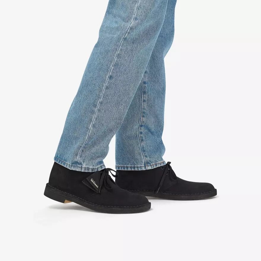 Bottines desert pour homme en daim noir – États-Unis Bottines desert pour homme en daim noir – États-Unis