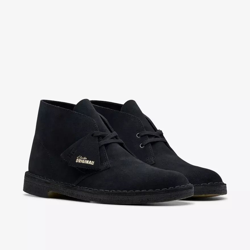 Bottines desert pour homme en daim noir – États-Unis Bottines desert pour homme en daim noir – États-Unis