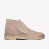 Bottines desert pour homme en daim sable – US