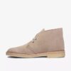 Bottines desert pour homme en daim sable – US