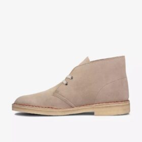 Bottines desert pour homme en daim sable – US