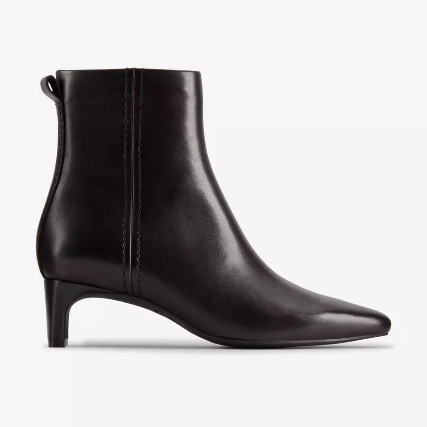 Bottines Edina Up en cuir noir pour femme Bottines Edina Up en cuir noir pour femme