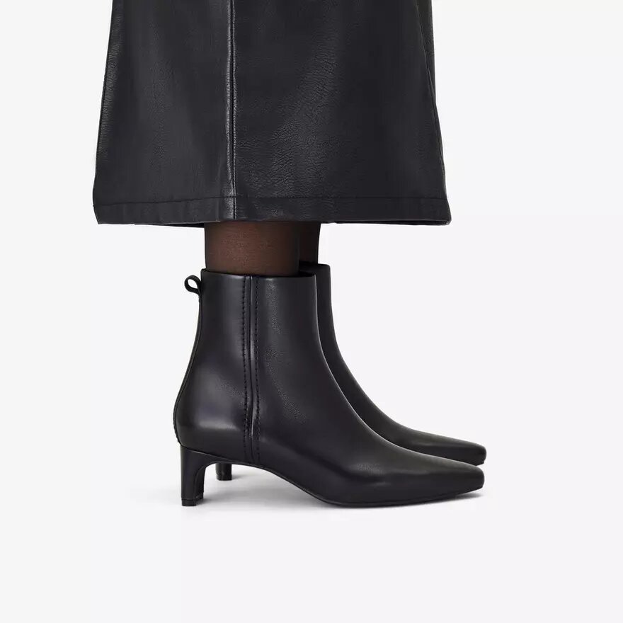 Bottines Edina Up en cuir noir pour femme Bottines Edina Up en cuir noir pour femme