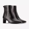 Bottines Edina Up en cuir noir pour femme Bottines Edina Up en cuir noir pour femme