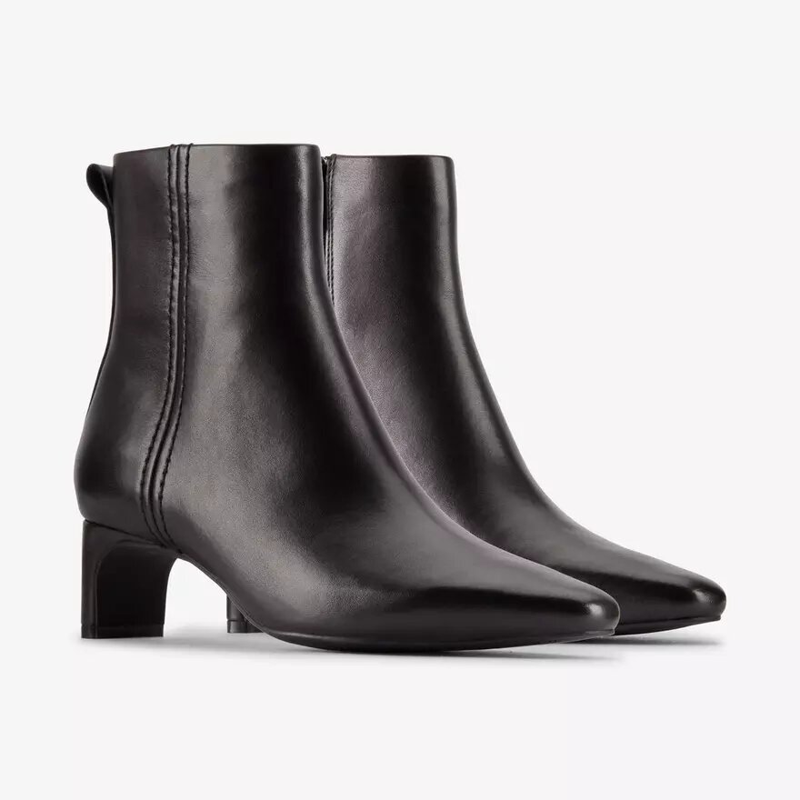 Bottines Edina Up en cuir noir pour femme Bottines Edina Up en cuir noir pour femme