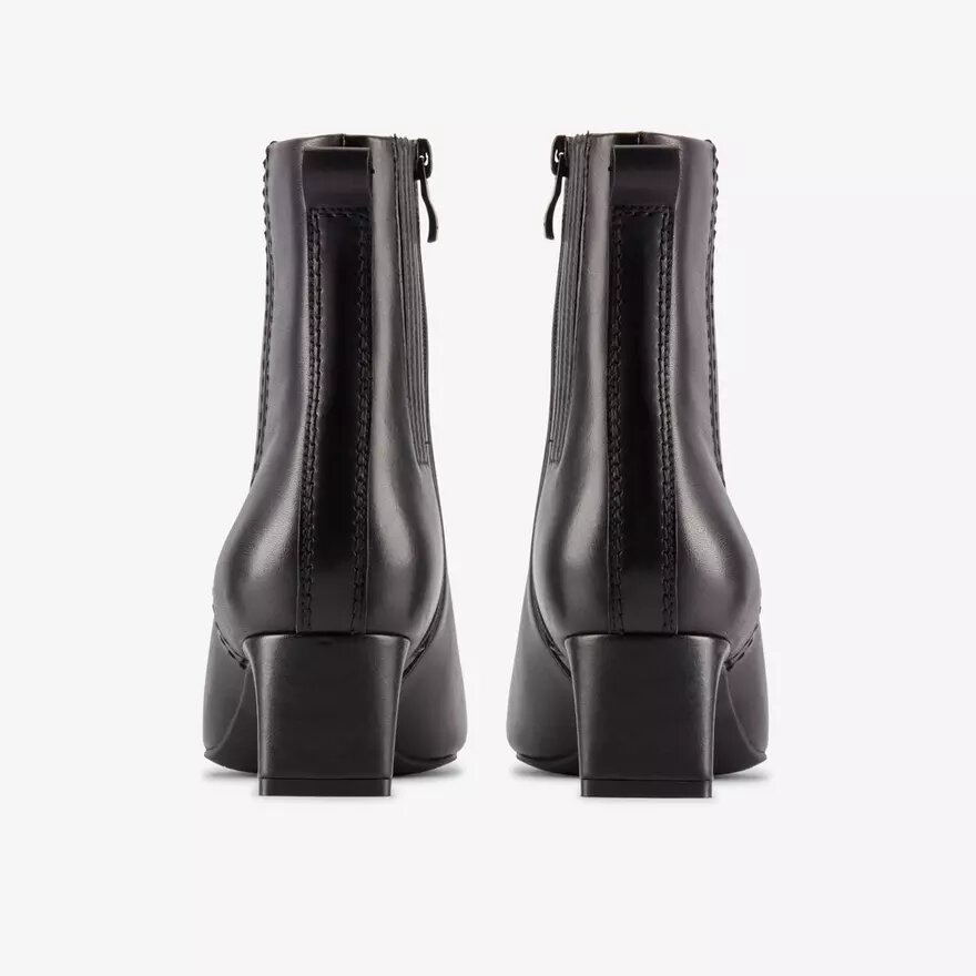 Bottines Edina Up en cuir noir pour femme Bottines Edina Up en cuir noir pour femme