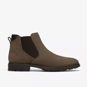 Bottines Emmet Easy en daim Stone pour homme Bottines Emmet Easy en daim Stone pour homme