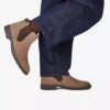Bottines Emmet Easy en daim Stone pour homme