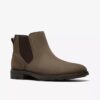 Bottines Emmet Easy en daim Stone pour homme