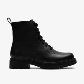 Bottines en cuir noir pour femme, modèle Orinoco3