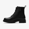 Bottines en cuir noir pour femme, modèle Orinoco3 Bottines en cuir noir pour femme, modèle Orinoco3