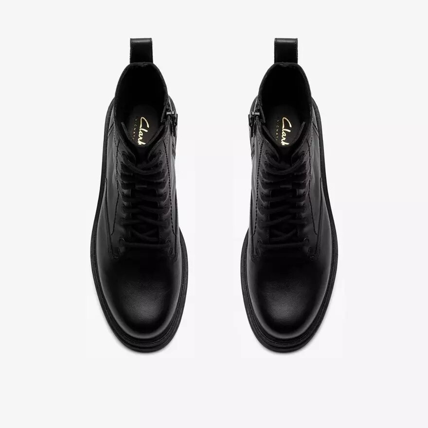 Bottines en cuir noir pour femme, modèle Orinoco3 Bottines en cuir noir pour femme, modèle Orinoco3