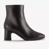 Bottines Fernie Zip en cuir noir pour femme Bottines Fernie Zip en cuir noir pour femme