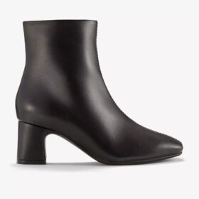 Bottines Fernie Zip en cuir noir pour femme