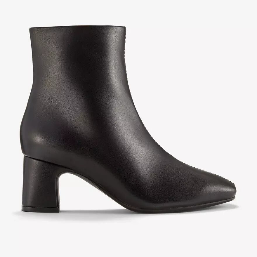 Bottines Fernie Zip en cuir noir pour femme Bottines Fernie Zip en cuir noir pour femme