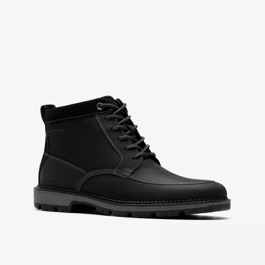 Bottines Maplewalk Rise en cuir noir pour homme Bottines Maplewalk Rise en cuir noir pour homme
