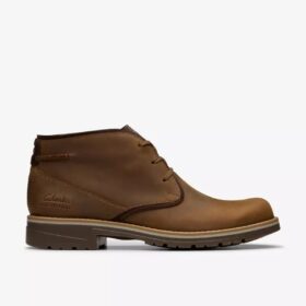 Bottines Morris Peak en cuir ciré pour homme