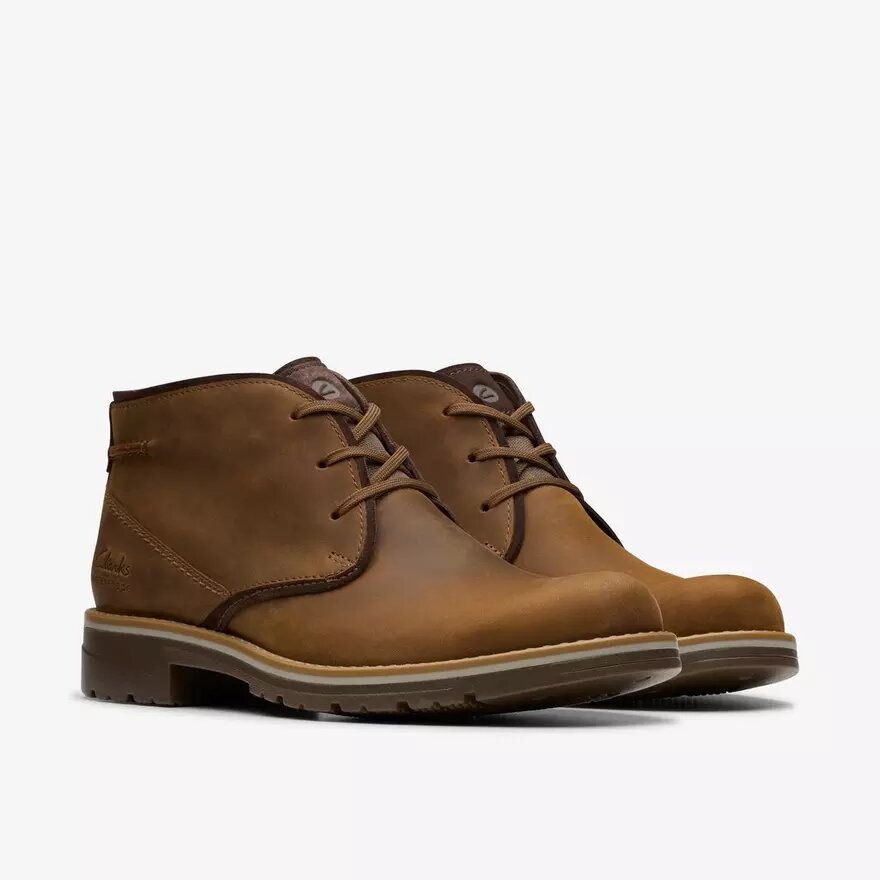 Bottines Morris Peak en cuir ciré pour homme Bottines Morris Peak en cuir ciré pour homme