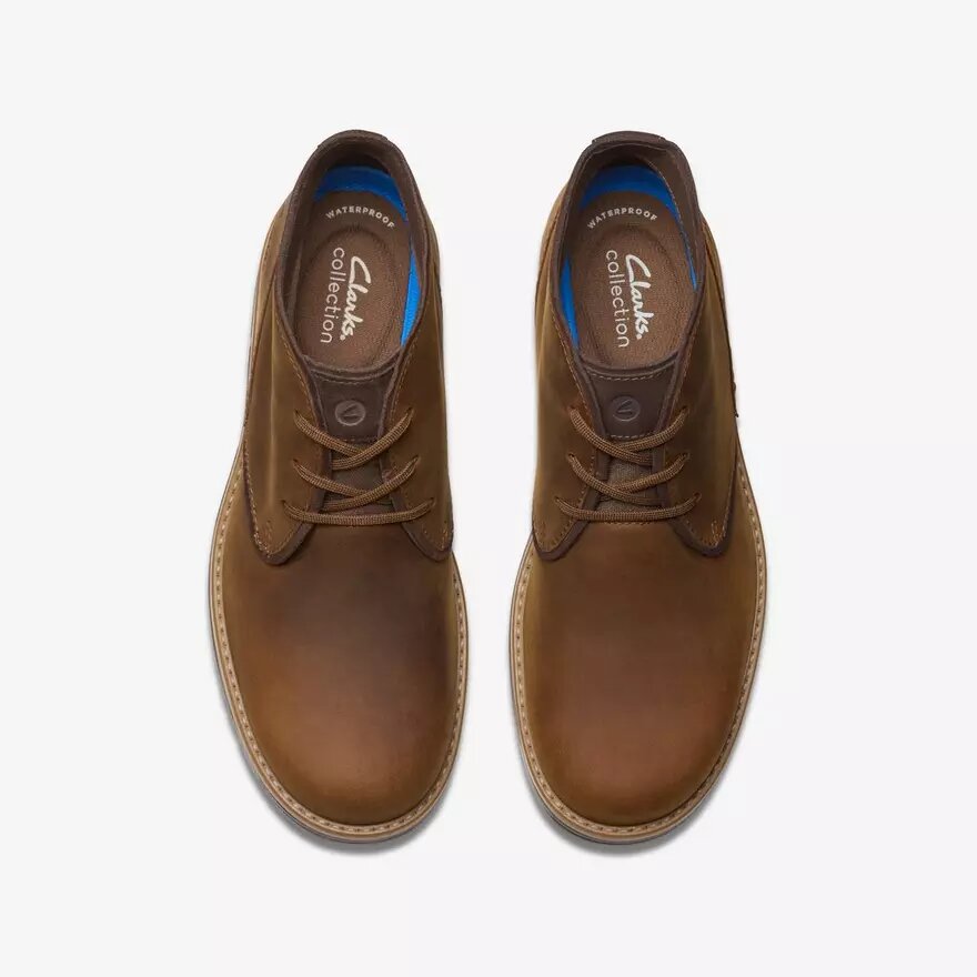 Bottines Morris Peak en cuir ciré pour homme Bottines Morris Peak en cuir ciré pour homme