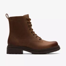 Bottines pour femme Orinoco3 en cuir couleur noyer