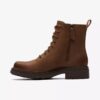 Bottines pour femme Orinoco3 en cuir couleur noyer