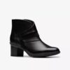 Bottines Shaya Sky en cuir noir pour femme Bottines Shaya Sky en cuir noir pour femme
