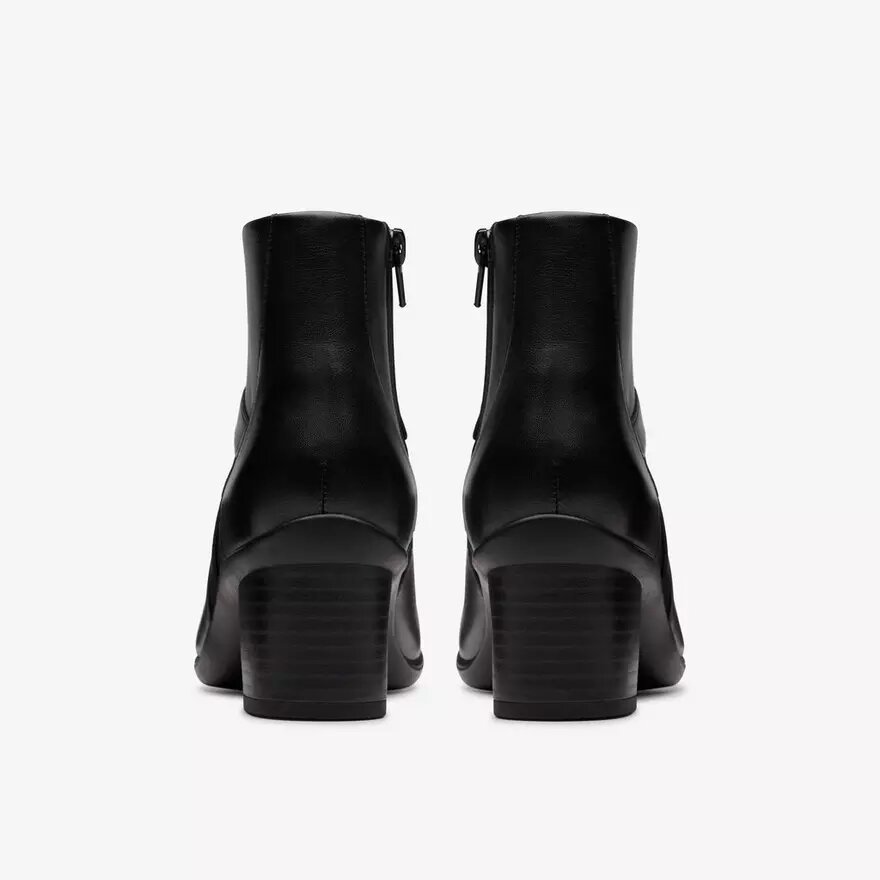 Bottines Shaya Sky en cuir noir pour femme Bottines Shaya Sky en cuir noir pour femme