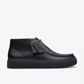 Bottines Torhill Hi en cuir noir pour homme