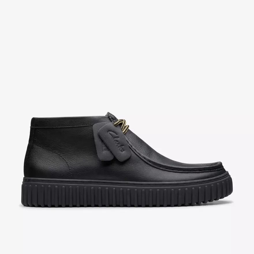 Bottines Torhill Hi en cuir noir pour homme Bottines Torhill Hi en cuir noir pour homme
